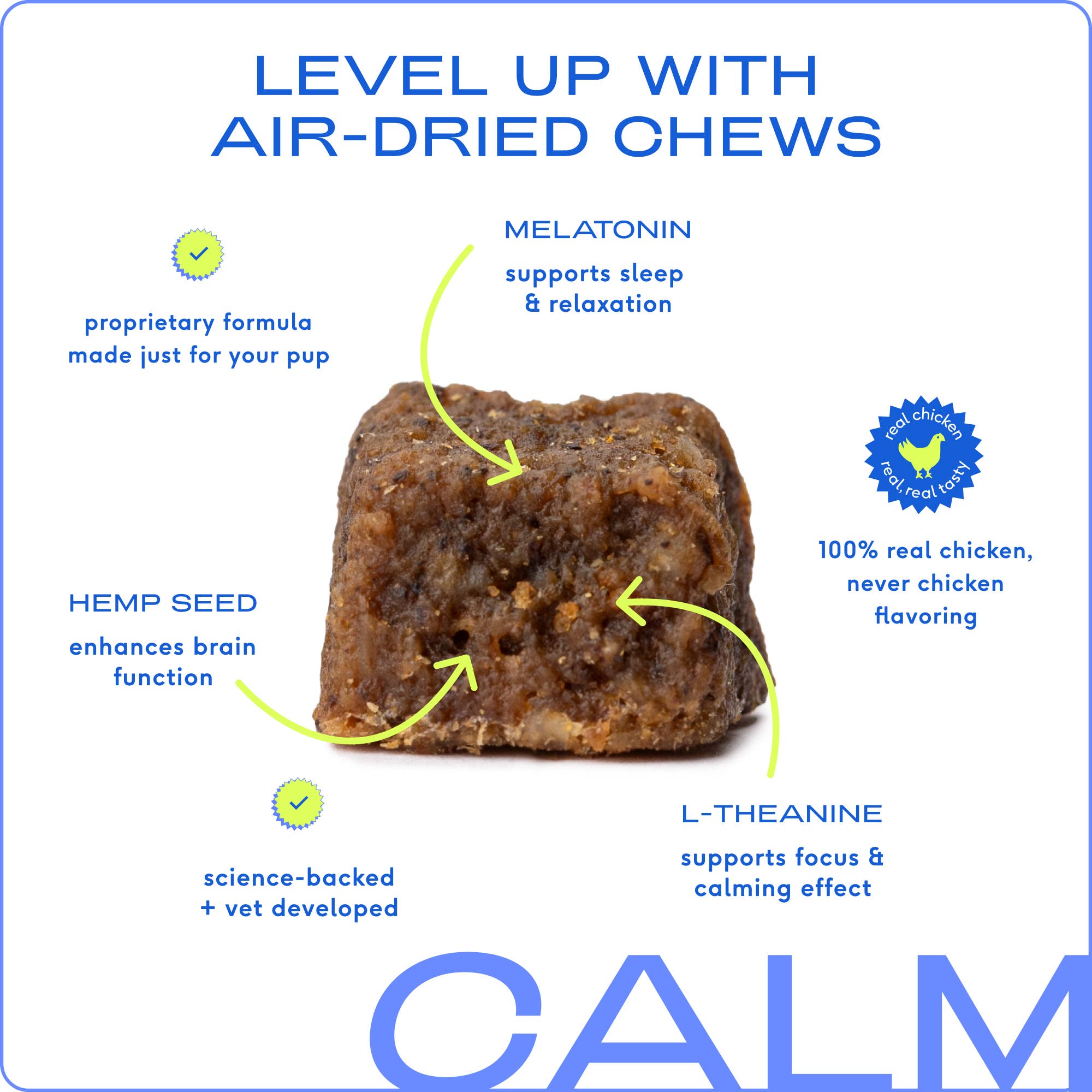Suplemento calmante y de ansiedad Calm Chews para perros