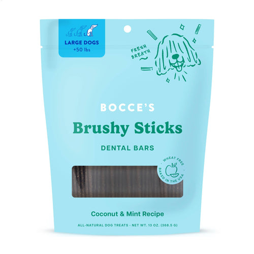 Bocce's Bakery Dailies Palitos Cepillo Golosinas Dentales para Perros