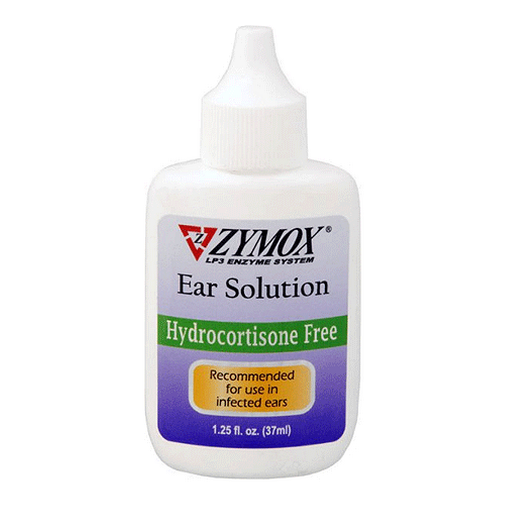 Solución para oídos Zymox sin hidrocortisona, 1.25 oz
