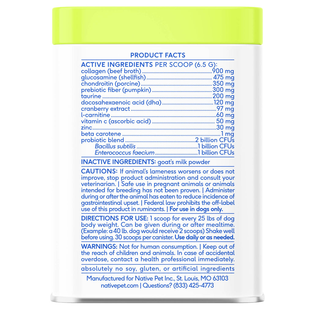 The Daily Powder Supplement, multivitamínicos 11 en 1 para perros