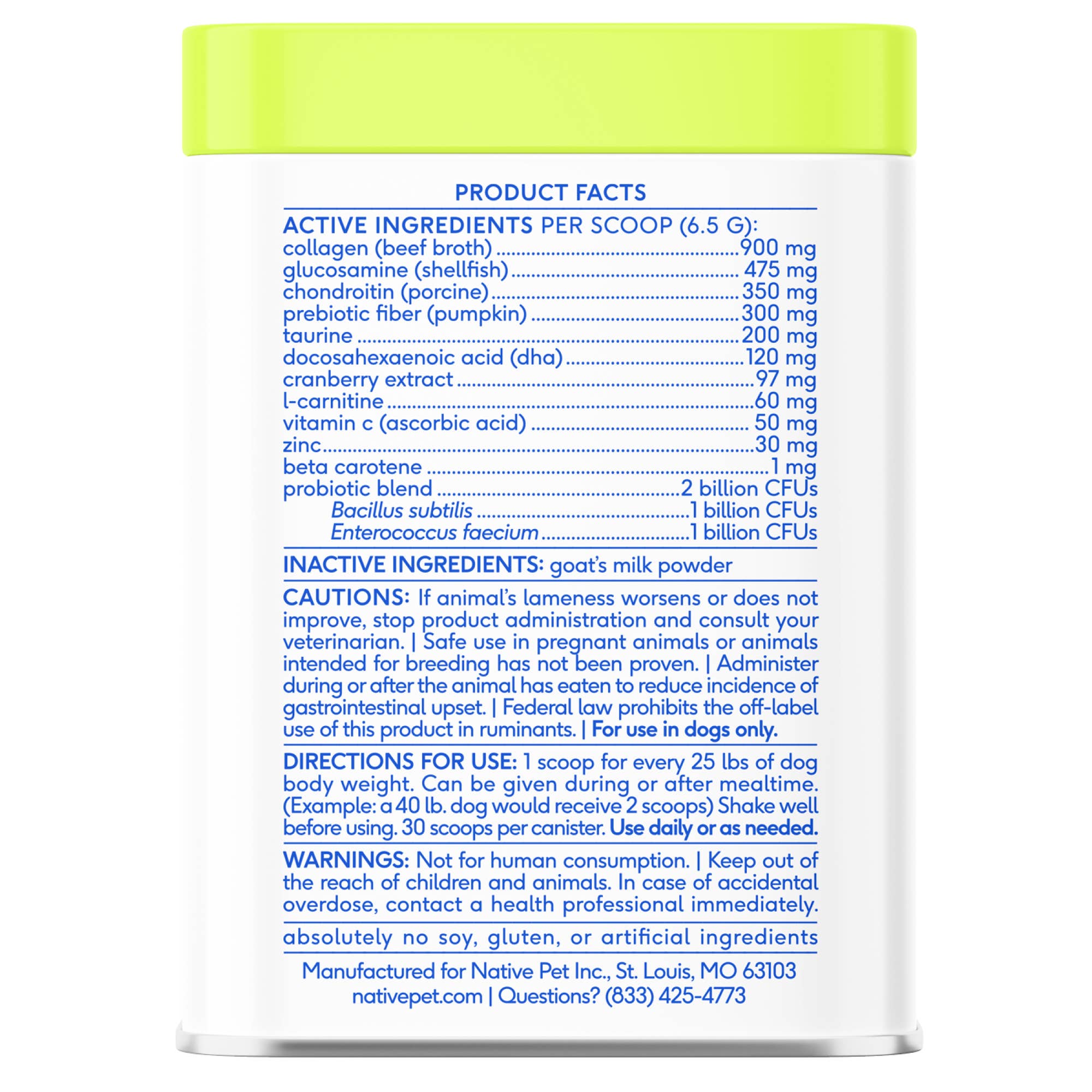 The Daily Powder Supplement, multivitamínicos 11 en 1 para perros