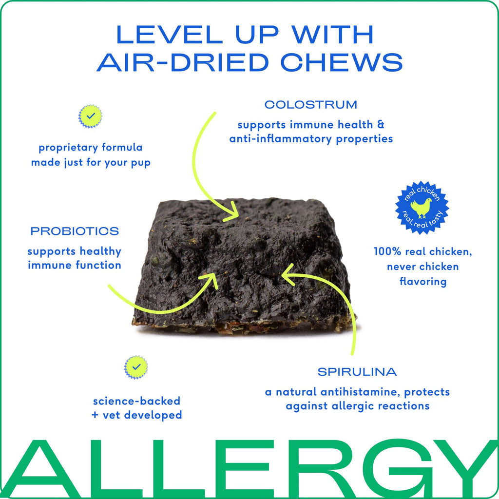 Allergy & Immune Chews, un suplemento para aliviar la alergia y la picazón