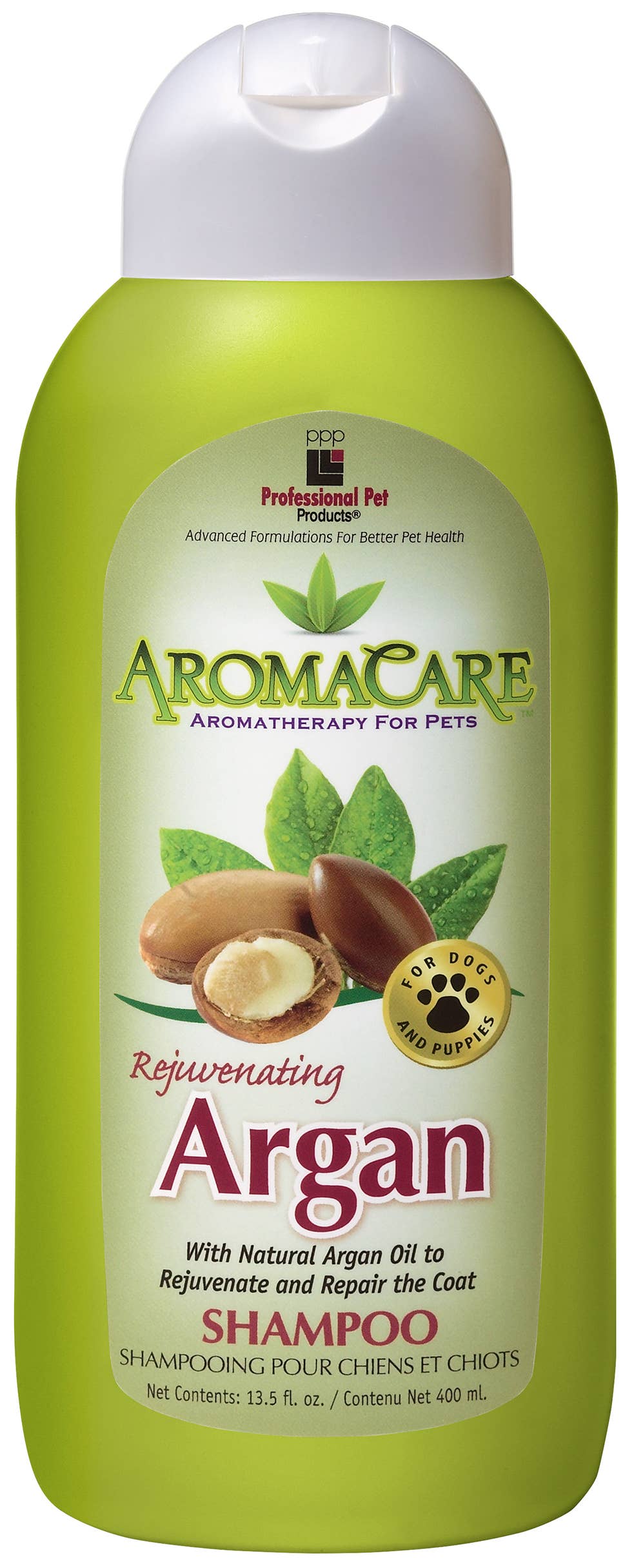 Champú Rejuvenecedor de Argán PPP AromaCare™, 13.5 oz. (400 mL)