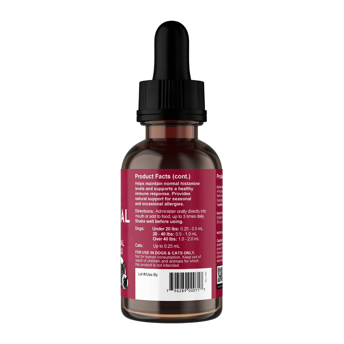 Tónico Herbal para Alergias Estacionales | Mantiene Niveles Normales de Histamina