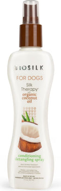 BioSilk Silk Therapy Organic Coconut Oil Conditioning & Detangling Dog Spray