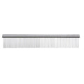 Greyhound Style Chrome Comb (7.5" Fine/Coarse)